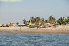 boats on beach